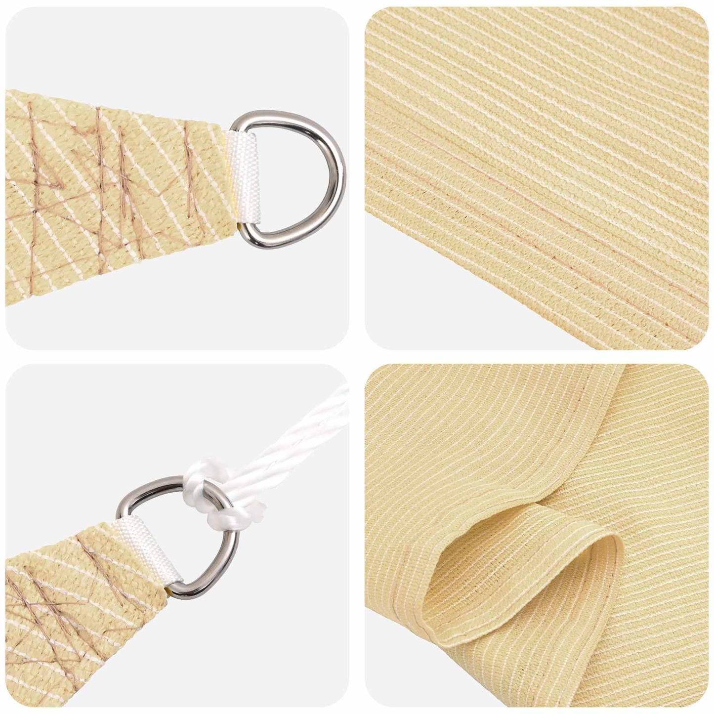 Zonneschaduwzeil Hdpe Beige