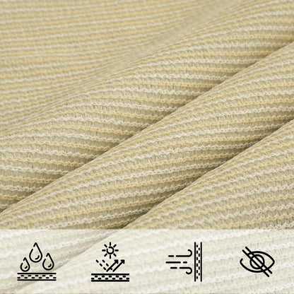Zonneschaduwzeil Hdpe Beige