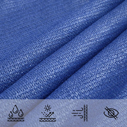 Zonneschaduwzeil Blauw 7 X 5 X 5 M Hdpe Taupe