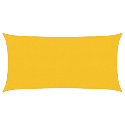 Zonnezeil 160 G/M² Rechthoekig Hdpe Geel