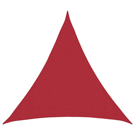Zonneschaduwzeil Rood 2 X 2 X 2 M Hdpe Taupe