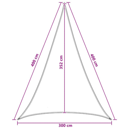 Zonneschaduwzeil Hdpe