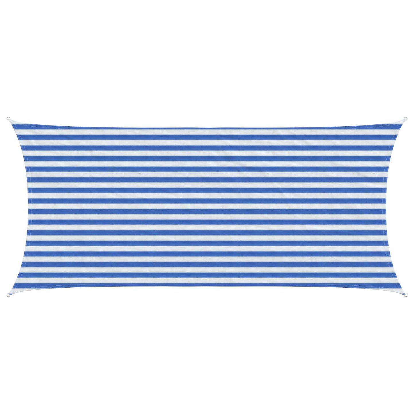 Zonneschaduwzeil Hdpe Blauw En Wit