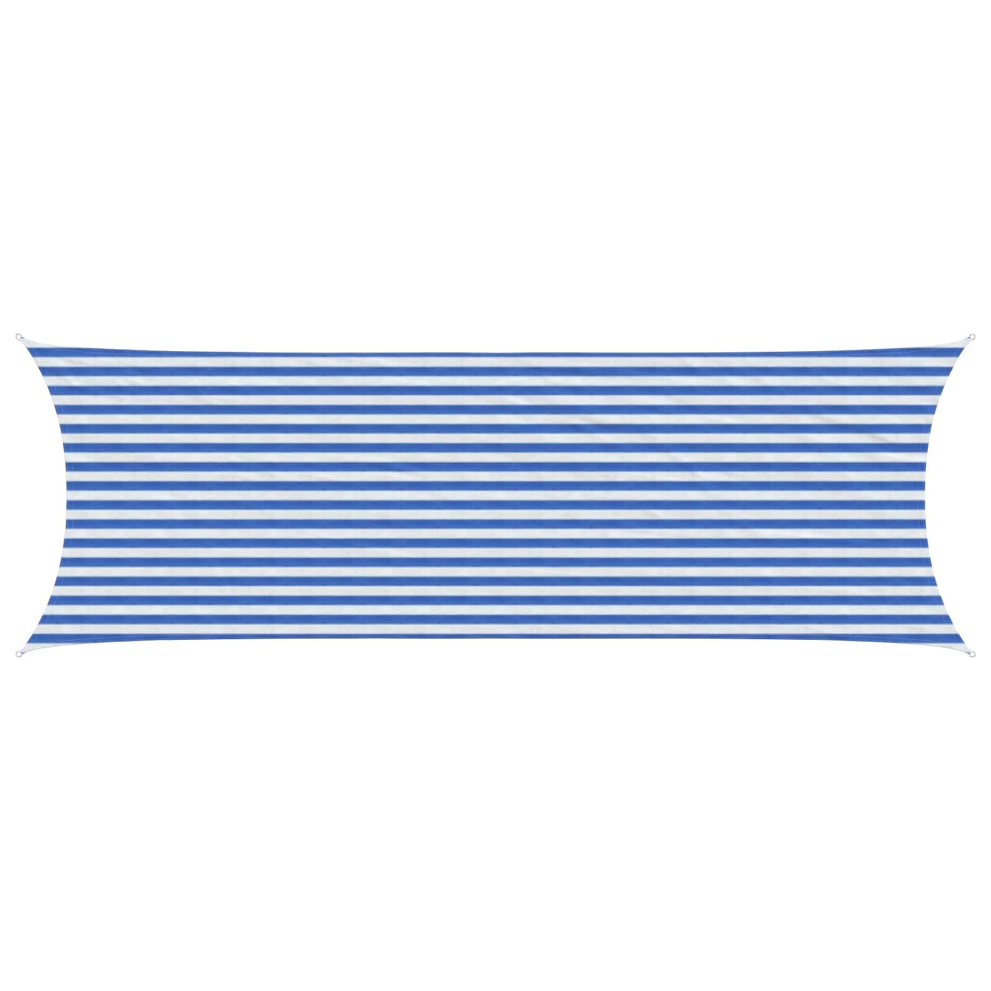Zonneschaduwzeil Hdpe Blauw En Wit