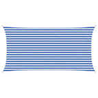 2,5 x 5 m / Blauw en wit