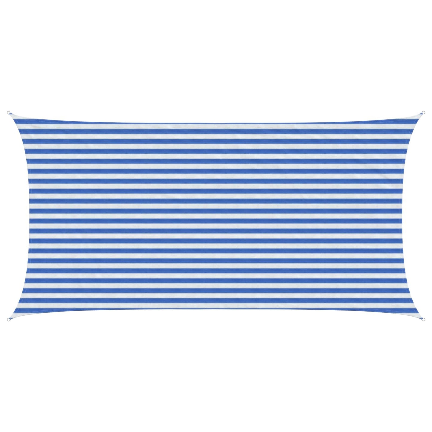 Zonneschaduwzeil Hdpe Blauw En Wit