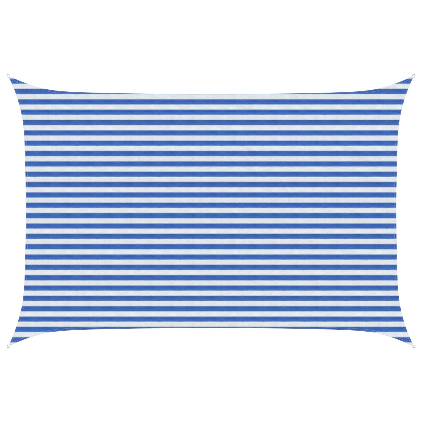 Zonneschaduwzeil Hdpe Blauw En Wit