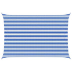 4 x 5 m / Blauw en wit