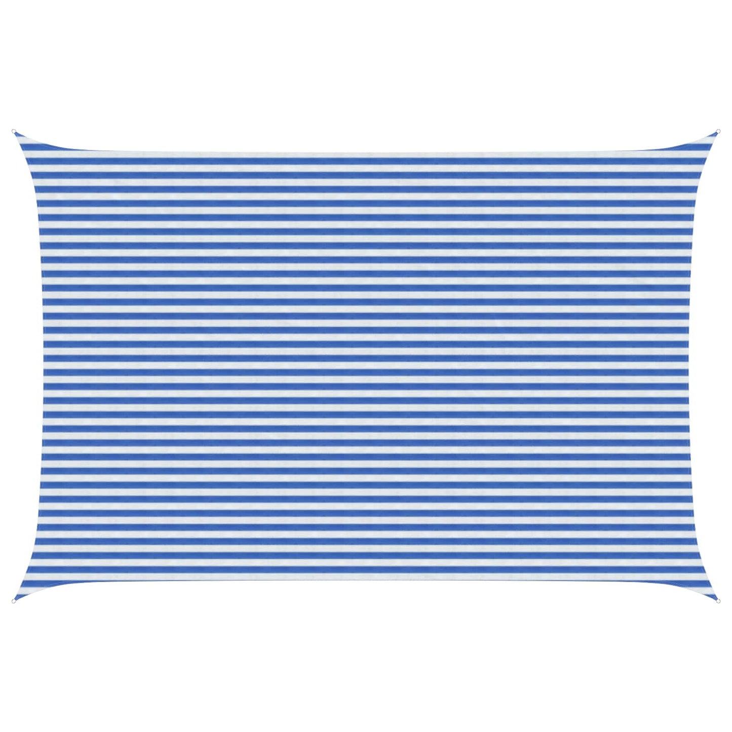Zonneschaduwzeil Hdpe Blauw En Wit