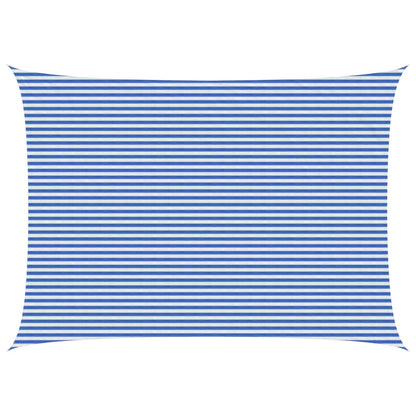 Zonneschaduwzeil Hdpe Blauw En Wit