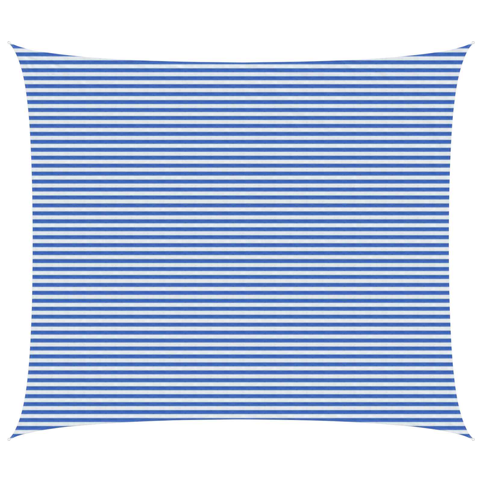 Zonneschaduwzeil Hdpe Blauw En Wit