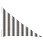 3 x 4 x 5 m / Lichtgrijs en wit