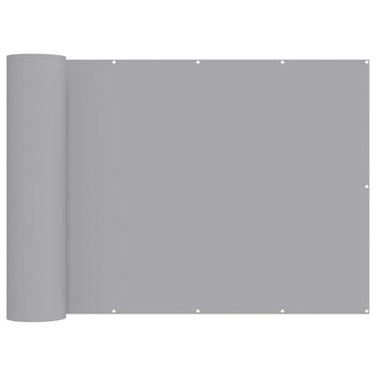 Balkon Privacy Scherm Stof Met Pu-Coating Lichtgrijs
