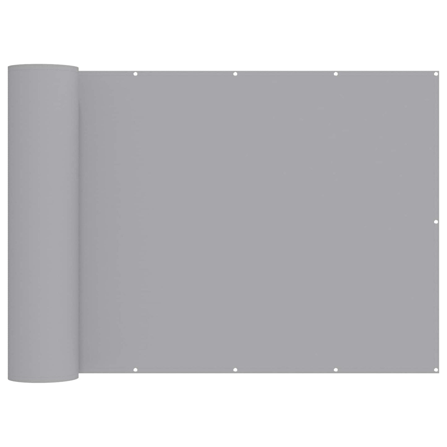 Balkon Privacy Scherm Stof Met Pu-Coating Lichtgrijs