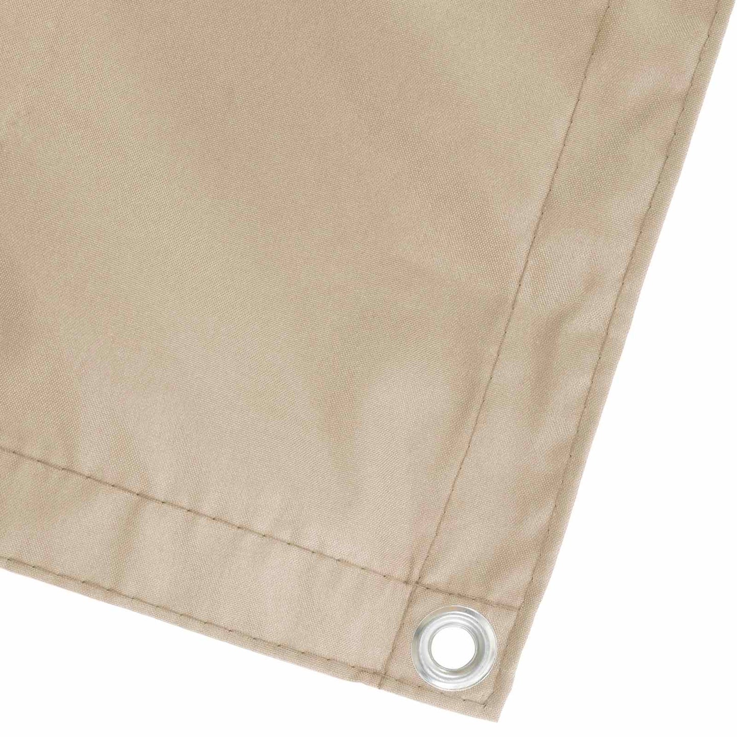Balkon Privacy Scherm Stof Met Pu-Coating Beige