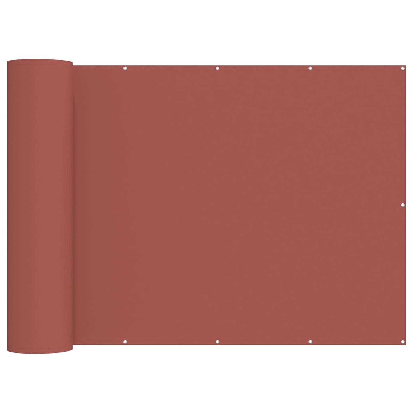 Balkon Privacy Scherm Stof Met Pu-Coating Terracotta