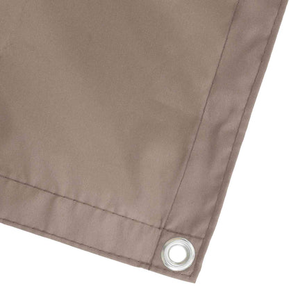 Balkon Privacy Scherm Stof Met Pu-Coating Taupe