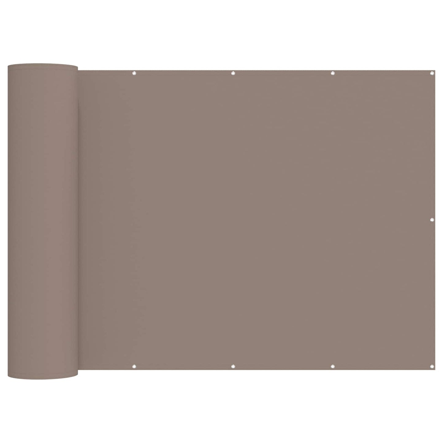 Balkon Privacy Scherm Stof Met Pu-Coating Taupe