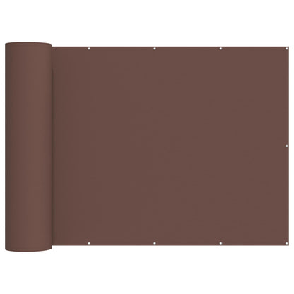 Balkon Privacy Scherm Stof Met Pu-Coating Bruin