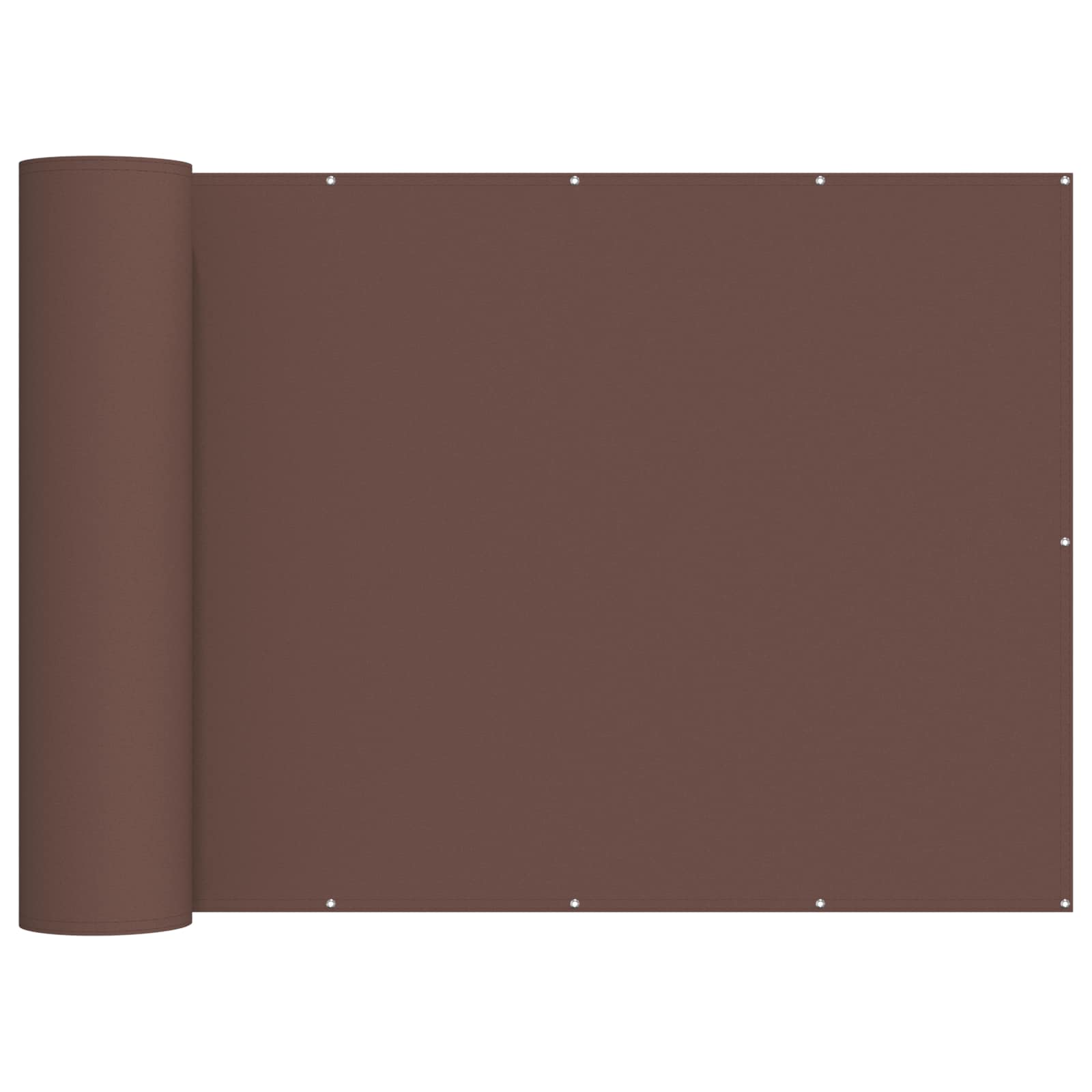 Balkon Privacy Scherm Stof Met Pu-Coating Bruin