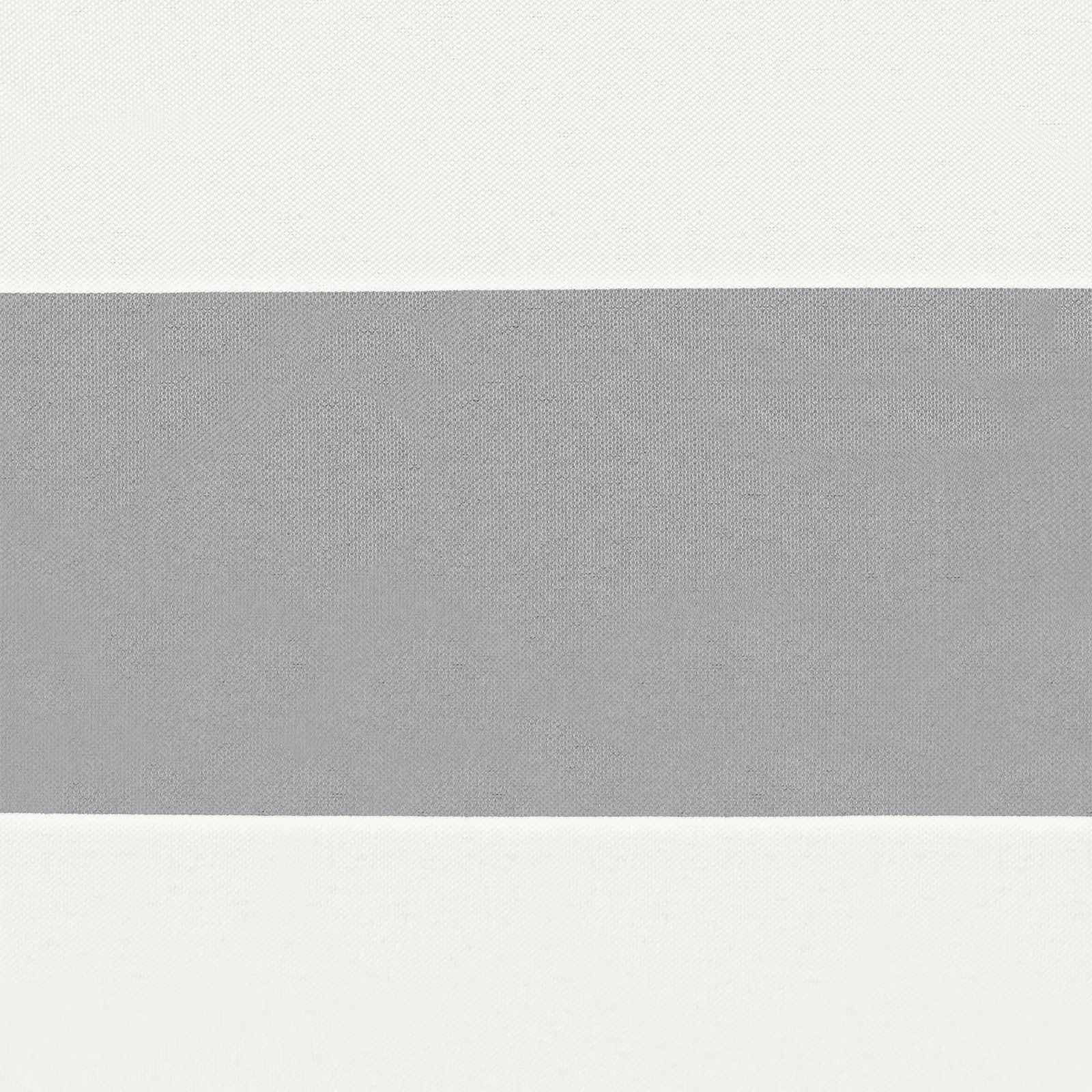 Balkon Privacy Scherm Stof Met Pu-Coating Lichtgrijs En Wit