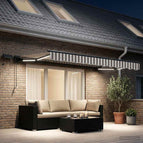 2,5 x 2 m / Antraciet / Lichtgrijs en wit