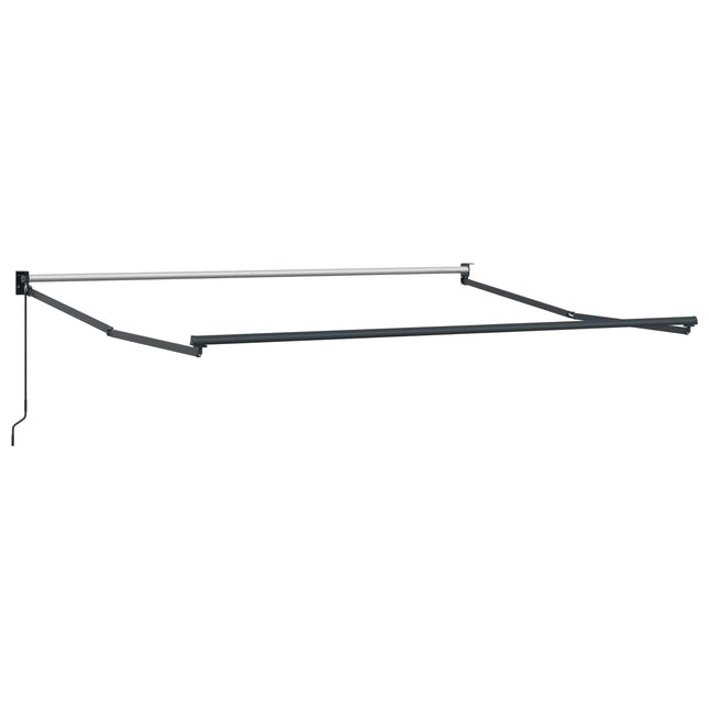 Uitschuifbare Luifel Zand Polyester En Aluminium Zand (Antraciet Frame)