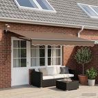 4 x 2 m / Antraciet / Taupe