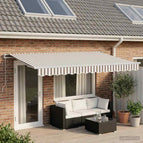 400 × 300 cm / Lichtgrijs en wit / met witte lijst