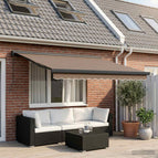 350 x 250 cm / Taupe / met antraciet lijst