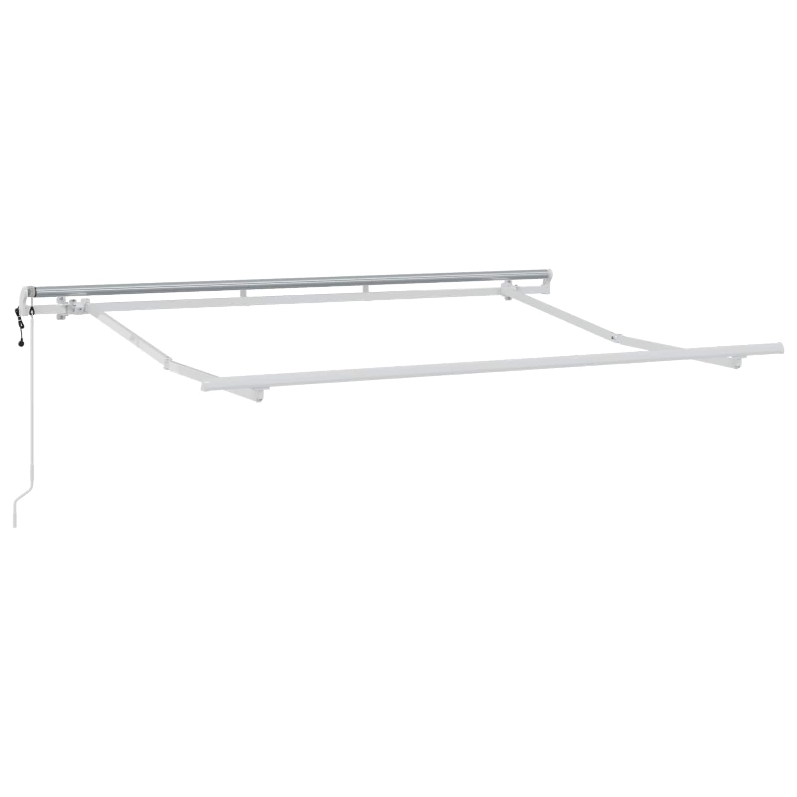 Uitschuifbare Luifel Taupe 4 × 3 M Stof En Aluminium Taupe
