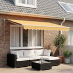 400 × 350 cm / Zand / met witte lijst