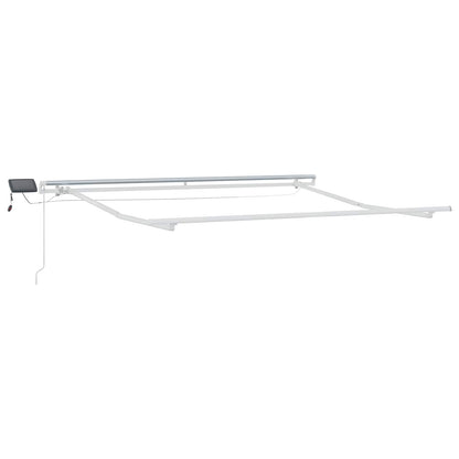 Uitschuifbare Luifel Stof En Aluminium Taupe