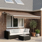450 × 300 cm / Taupe / met witte lijst