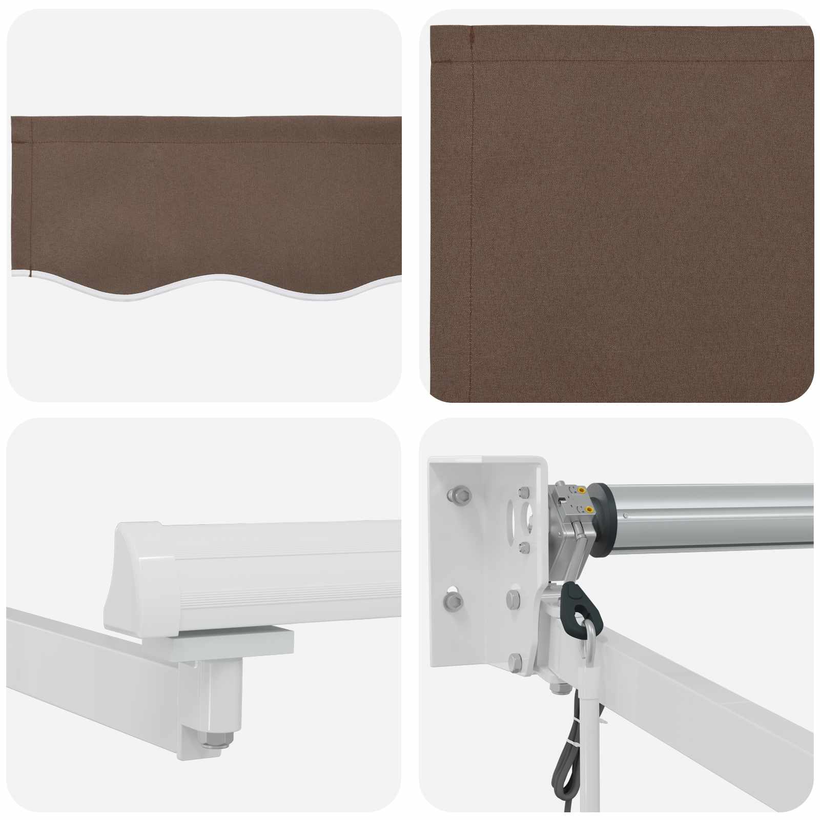 Markies Polyester En Metaal Taupe