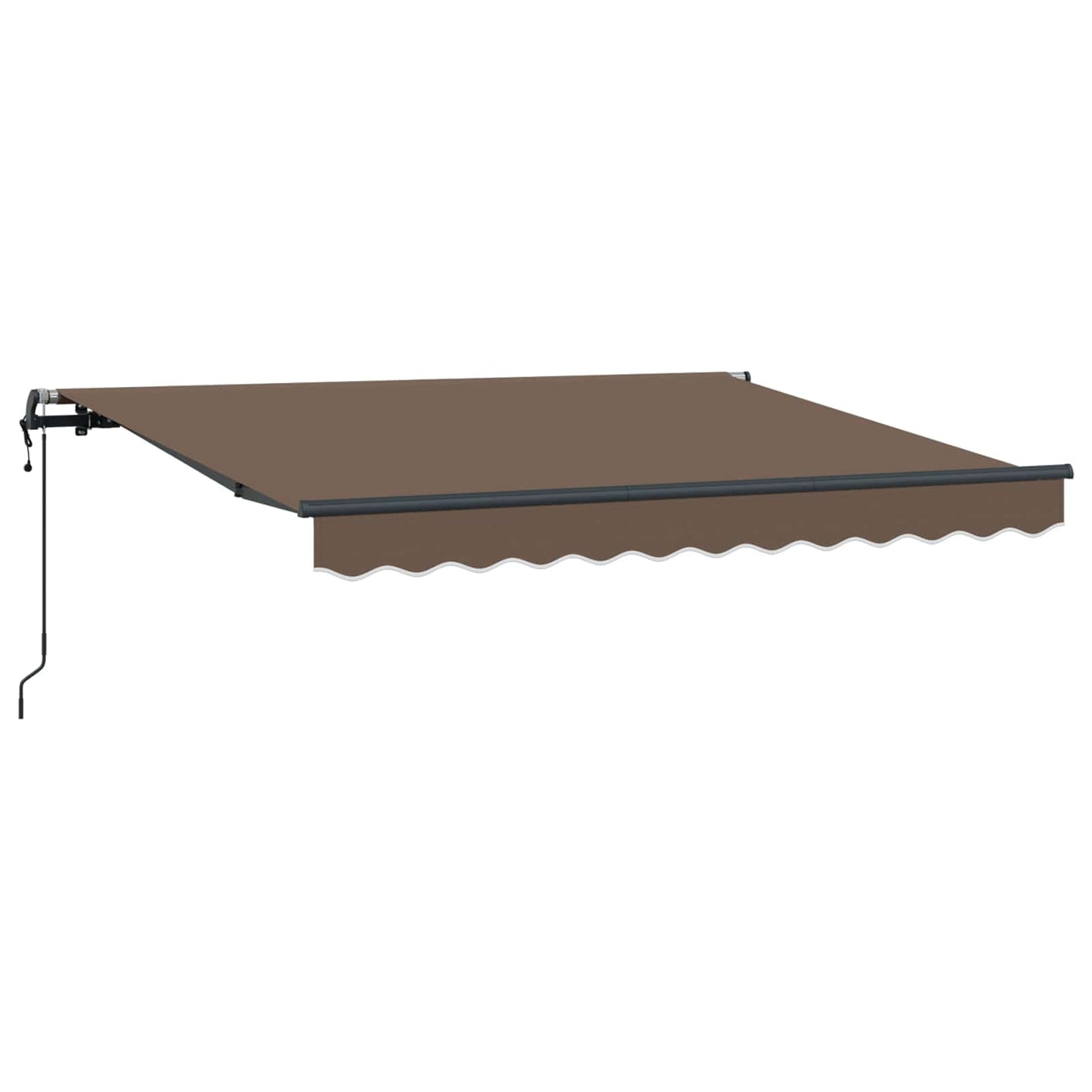 Uitschuifbare Luifel Stof En Aluminium Taupe