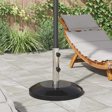 Parasolvoet Voor 40-50 Mm Paal 26.75 Kg Graniet En Rvs