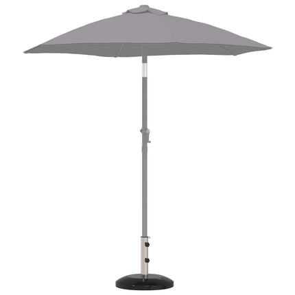 Parasolvoet Voor 40-50 Mm Paal 26.75 Kg Graniet En Rvs