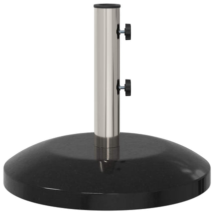 Parasolvoet Voor 40-50 Mm Paal 26.75 Kg Graniet En Rvs