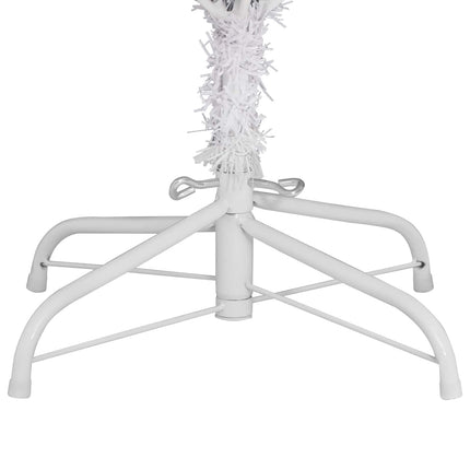 Kunstmatige Inklapbare Kerstboom Wit Pvc En Staal