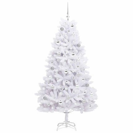 Kunstmatige Inklapbare Kerstboom Wit Pvc En Staal