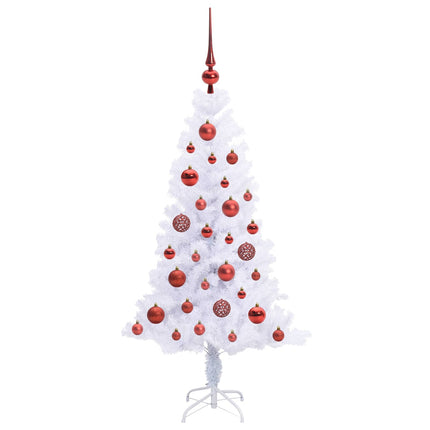 Kunstkerstboom Met 150 Led Wit Pvc En Staal