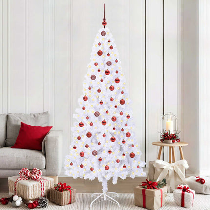 Kunstkerstboom Met 300 Led Wit Pvc En Staal