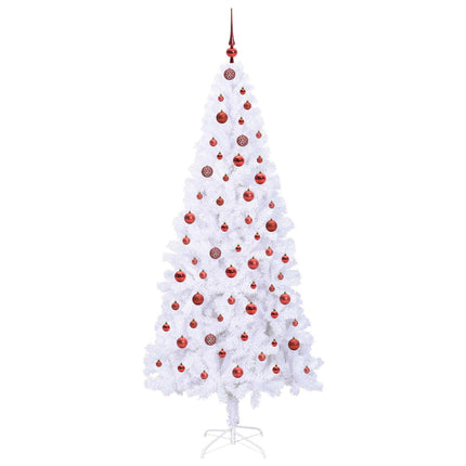 Kunstkerstboom Met 300 Led Wit Pvc En Staal