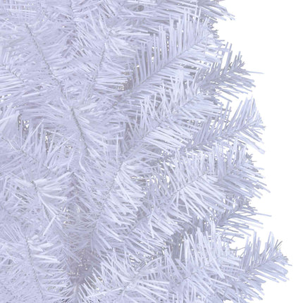 Kunstkerstboom Wit Pvc En Staal
