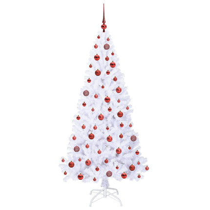 Kunstkerstboom Met 300 Led Wit Pvc En Staal