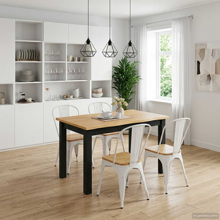 Eettafel Ekai 112 X 70 X 76,5 Cm Massief Grenenhout