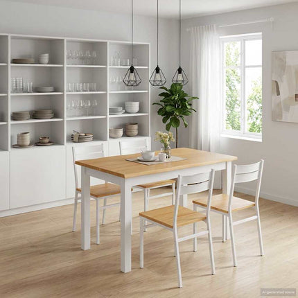 Eettafel Ekai 112 X 70 X 76,5 Cm Massief Grenenhout