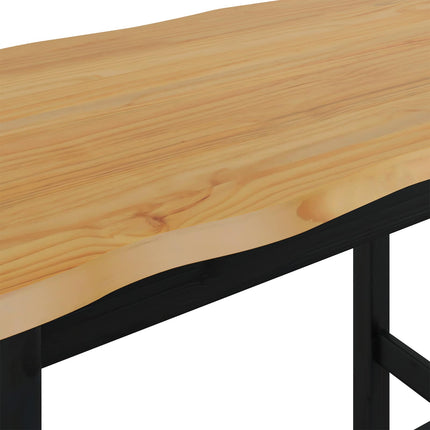 Hoge Bartafel Ekai 112 X 70 X 91 Cm Massief Grenenhout