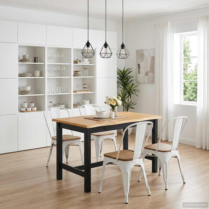 Hoge Bartafel Ekai 112 X 70 X 91 Cm Massief Grenenhout